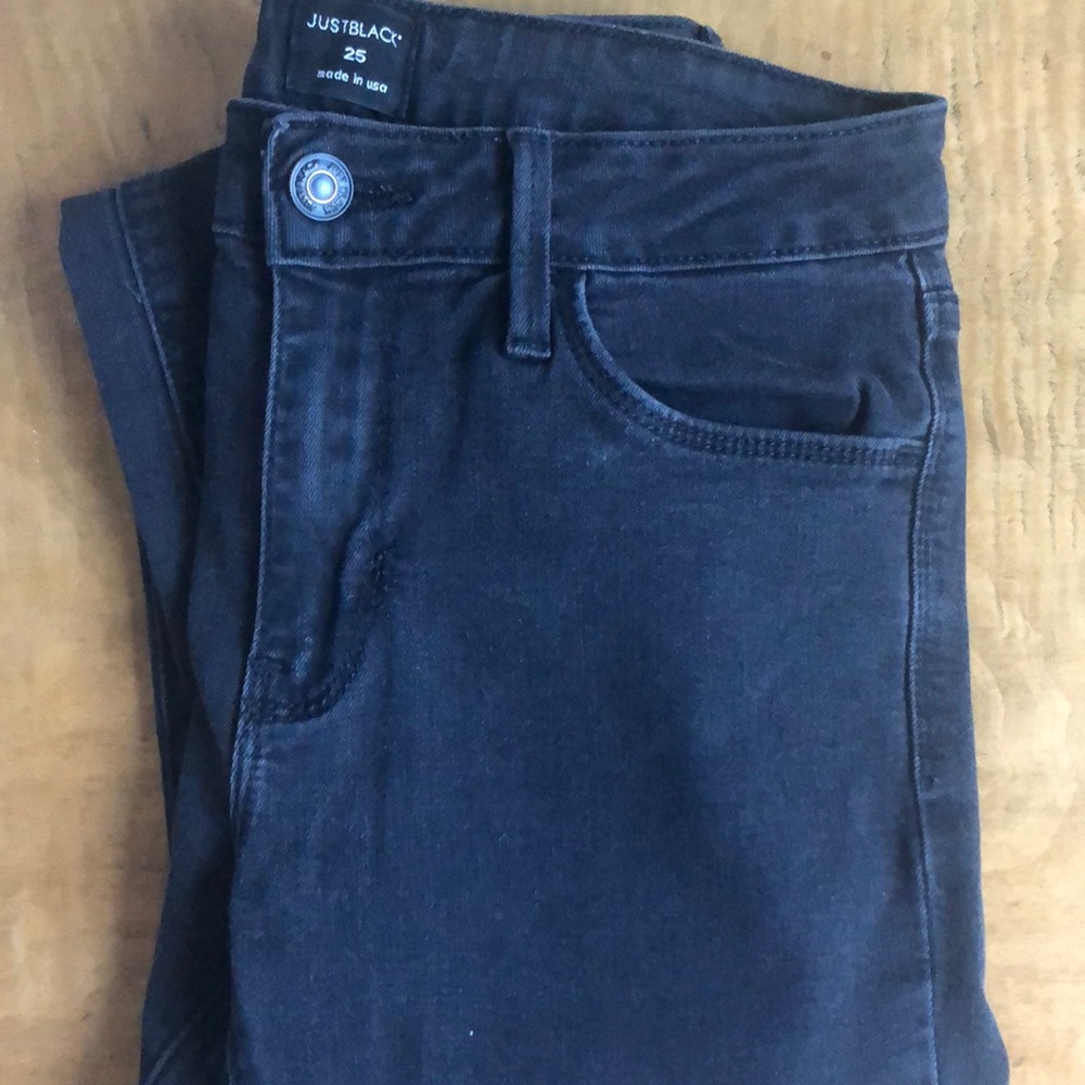 Just Black Skinny Jeans Size 25 Black color